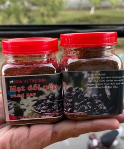 Hạt dổi nếp rang xay từ hạt dổi nếp rừng cổ thụ Tây Bắc khô (hạt nhỏ thơm). Gia vị món nướng, chấm, chẩm chéo