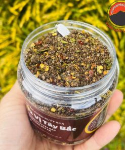 Muối chẩm chéo đặc biệt 12 vị gia truyền Tây Bắc thế hệ 5 (Hũ 300g). Chẩm chẳm chéo khô, ướt chuẩn vị, sapa tv huho food