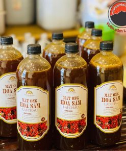Mật ong hoa sâm ngọc linh Lai Châu (1 lít) rừng tự nhiên Tây Bắc nguyên chất 100% vắt từ mật ong khoái tổ nguyên sáp