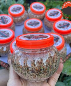 Combo 3 lọ Muối chẩm chéo khô Mường Lay, Điện Biên chính hiệu đặc biệt. Chẩm, chẳm chéo khô Tây Bắc chuẩn vị