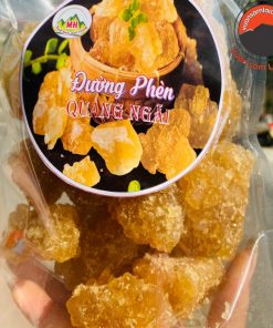 Đường phèn vàng Quảng Ngãi kết tinh mật mía tự nhiên loại 1 (500g, 1kg), đường phèn nhỏ nâu ngâm rượu