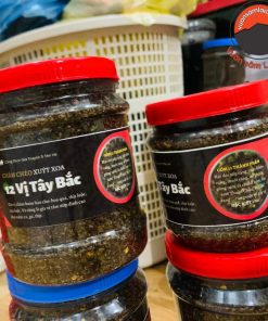 Muối chẩm chéo đặc biệt 12 vị gia truyền Tây Bắc thế hệ 5 (500g). Chẩm chẳm chéo khô Xuýt Xoa Tây Bắc chuẩn vị